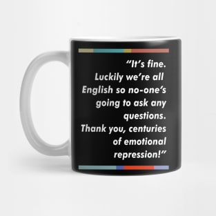 Peep Show //// Fan Art Typographic Quote Mug